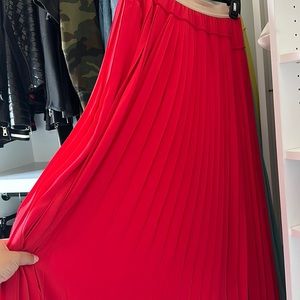Bcbgmaxzaria maxi skirt red small new wit tags dillan skirt